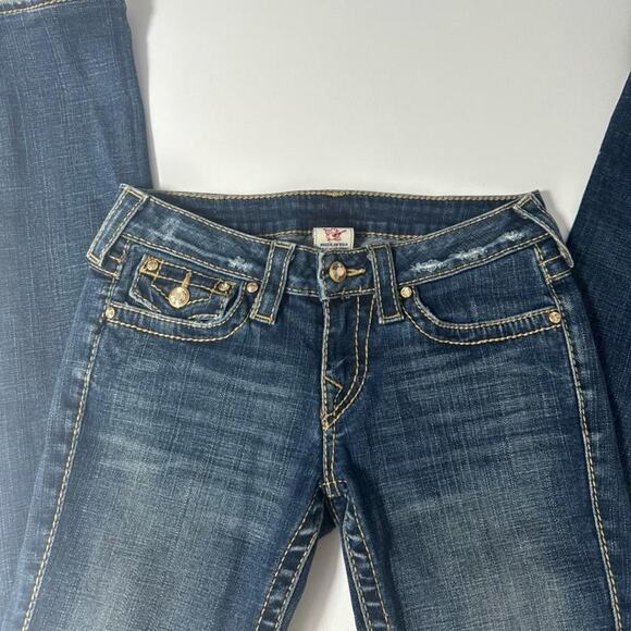 True Religion Disco Billy Big T Low Rise Jeans - Picture 4 of 7